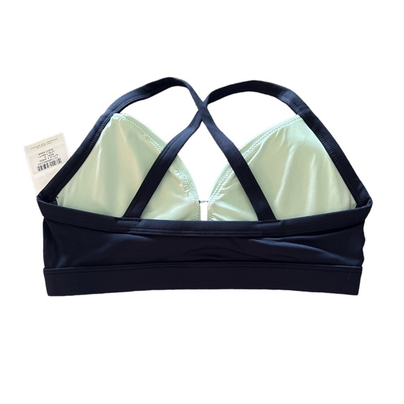 NWT Lively Active Crossback Bra, Navy & Aqua, Size S - Picture 4 of 5